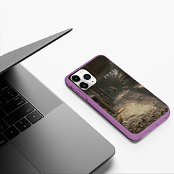 Чехол iPhone 11 Pro матовый STALKER 2 контроллёр, цвет: 3D-фиолетовый — фото 2