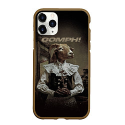 Чехол iPhone 11 Pro матовый Richter und henker Oomph, цвет: 3D-коричневый