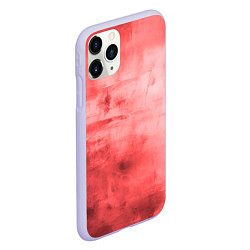 Чехол iPhone 11 Pro матовый Красный гранж, цвет: 3D-светло-сиреневый — фото 2