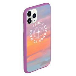 Чехол iPhone 11 Pro матовый 30 SMT Seasons, цвет: 3D-фиолетовый — фото 2