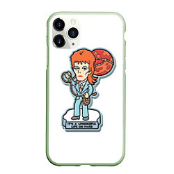 Чехол iPhone 11 Pro матовый David Bowie - Life on Mars