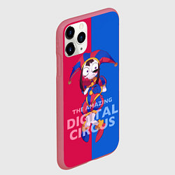 Чехол iPhone 11 Pro матовый Помни в ужасе The amazing digital circus, цвет: 3D-малиновый — фото 2
