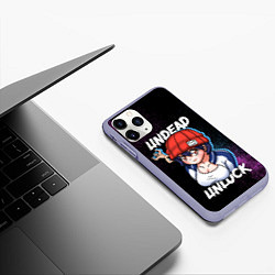 Чехол iPhone 11 Pro матовый Undead Unluck - Characters, цвет: 3D-светло-сиреневый — фото 2