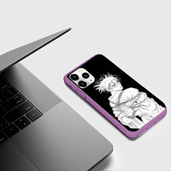 Чехол iPhone 11 Pro матовый Чосо в шибари - Магическая битва, цвет: 3D-фиолетовый — фото 2