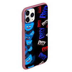 Чехол iPhone 11 Pro матовый Poppy Playtime games, цвет: 3D-малиновый — фото 2