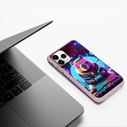 Чехол iPhone 11 Pro матовый Загадочный мир геймера - капибара, цвет: 3D-розовый — фото 2