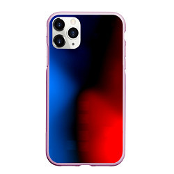 Чехол iPhone 11 Pro матовый Неоновый градиент краски, цвет: 3D-розовый