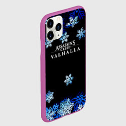 Чехол iPhone 11 Pro матовый Assasins creed winter is coming, цвет: 3D-фиолетовый — фото 2
