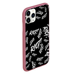 Чехол iPhone 11 Pro матовый Paramore alllogo, цвет: 3D-малиновый — фото 2