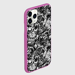 Чехол iPhone 11 Pro матовый Автотюнинг - запчасти, цвет: 3D-фиолетовый — фото 2