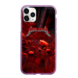 Чехол iPhone 11 Pro матовый Metallica alboom band