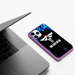 Чехол iPhone 11 Pro матовый The last of us happy winter, цвет: 3D-фиолетовый — фото 2