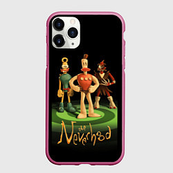 Чехол iPhone 11 Pro матовый Неверь в худо - небывальщина, цвет: 3D-малиновый