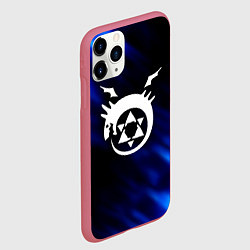 Чехол iPhone 11 Pro матовый Fullmetal Alchemist soul, цвет: 3D-малиновый — фото 2