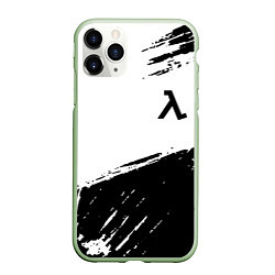 Чехол iPhone 11 Pro матовый Half life black color