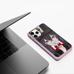 Чехол iPhone 11 Pro матовый Genshin Impact Ху Тао, цвет: 3D-розовый — фото 2
