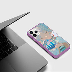Чехол iPhone 11 Pro матовый Sousou no Frieren, цвет: 3D-фиолетовый — фото 2