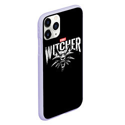 Чехол iPhone 11 Pro матовый Geralt the Witcher, цвет: 3D-светло-сиреневый — фото 2