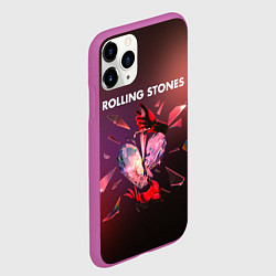 Чехол iPhone 11 Pro матовый Hackney diamonds - Rolling Stones, цвет: 3D-фиолетовый — фото 2