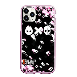 Чехол iPhone 11 Pro матовый Love Death Robots serial