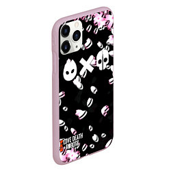 Чехол iPhone 11 Pro матовый Love Death Robots serial, цвет: 3D-розовый — фото 2
