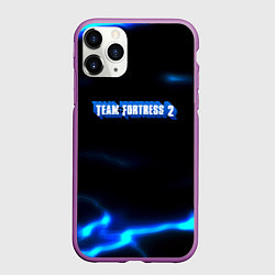 Чехол iPhone 11 Pro матовый Team Fortress storm electo