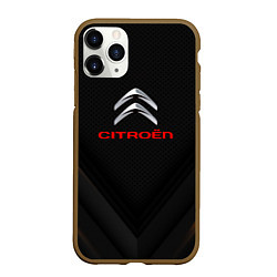 Чехол iPhone 11 Pro матовый Citroen sport geometry