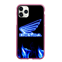 Чехол iPhone 11 Pro матовый Honda neon