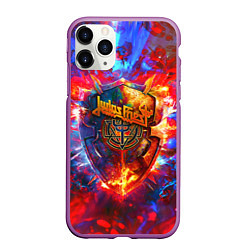 Чехол iPhone 11 Pro матовый Invincible shield - Jadas Priest