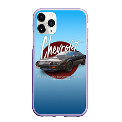 Чехол iPhone 11 Pro матовый Американский маслкар Chevrolet Camaro третьего пок