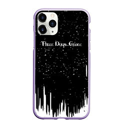 Чехол iPhone 11 Pro матовый Three days grace rock band, цвет: 3D-светло-сиреневый