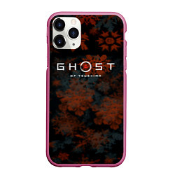 Чехол iPhone 11 Pro матовый Ghost of Tsushima winter game