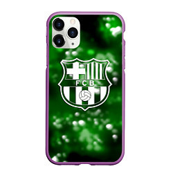 Чехол iPhone 11 Pro матовый Barcelona боке текстура поле, цвет: 3D-фиолетовый