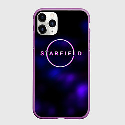 Чехол iPhone 11 Pro матовый Starfield тёмное небо из игры, цвет: 3D-фиолетовый