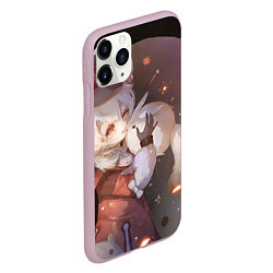 Чехол iPhone 11 Pro матовый Genshin Impact Klee Dodoko, цвет: 3D-розовый — фото 2