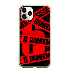 Чехол iPhone 11 Pro матовый Rainbox six краски