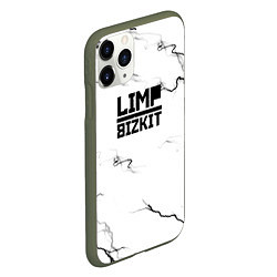Чехол iPhone 11 Pro матовый Limp bizkit storm black, цвет: 3D-темно-зеленый — фото 2
