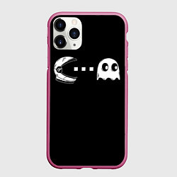 Чехол iPhone 11 Pro матовый Spac-man