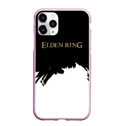 Чехол iPhone 11 Pro матовый Elden ring gold, цвет: 3D-розовый