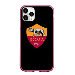 Чехол iPhone 11 Pro матовый Roma fc club sport