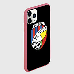 Чехол iPhone 11 Pro матовый Viktoria fc club, цвет: 3D-малиновый — фото 2