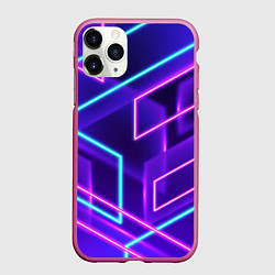 Чехол iPhone 11 Pro матовый Neon Geometric