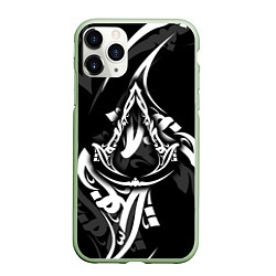 Чехол iPhone 11 Pro матовый Assassins Creed: Mirage - каллиграфия