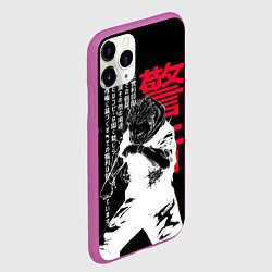 Чехол iPhone 11 Pro матовый Итадори Юдзи - Магическая битва, цвет: 3D-фиолетовый — фото 2
