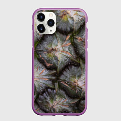 Чехол iPhone 11 Pro матовый Поверхность ананаса