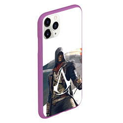 Чехол iPhone 11 Pro матовый Французская революция Assassins, цвет: 3D-фиолетовый — фото 2