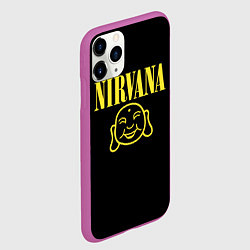 Чехол iPhone 11 Pro матовый Обрести нирвану, цвет: 3D-фиолетовый — фото 2