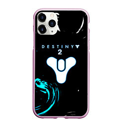 Чехол iPhone 11 Pro матовый Destiny space color game, цвет: 3D-розовый