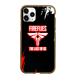 Чехол iPhone 11 Pro матовый The Last of Us краски текстура