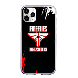 Чехол iPhone 11 Pro матовый The Last of Us краски текстура